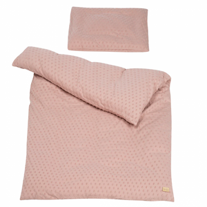 Set Per Lettino In Cotone biologico Rosa