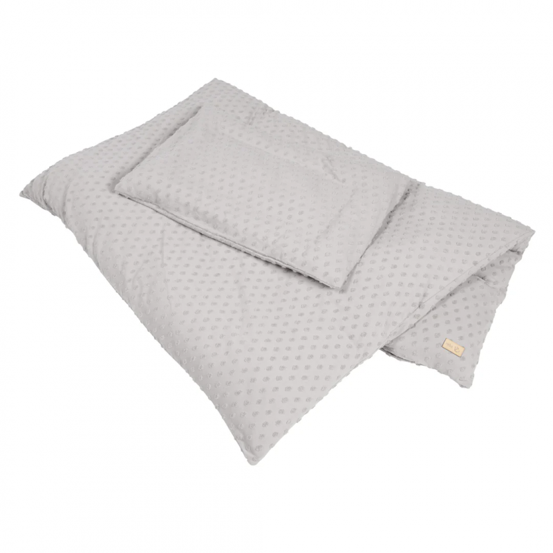 Set Per Lettino In Cotone biologico Grigio - 2