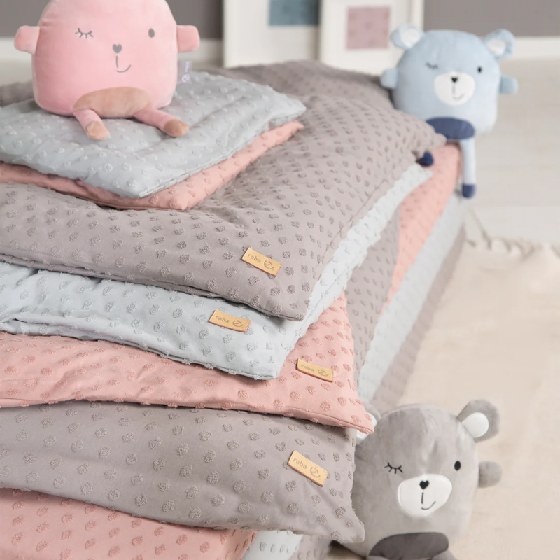 Set Per Lettino In Cotone biologico Grigio - 3