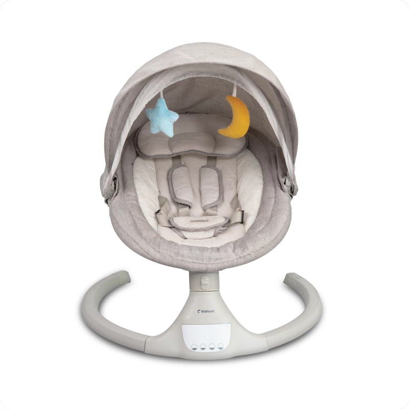 Sdraietta a Dondolo Elettrica Svaie Light Grey - 2