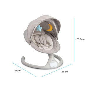 Sdraietta a Dondolo Elettrica Svaie Light Grey - 5