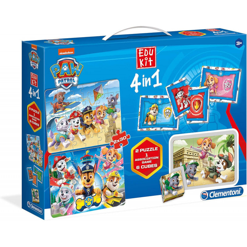 Clementoni - 18097 - Edukit 4 in 1 - Paw Patrol