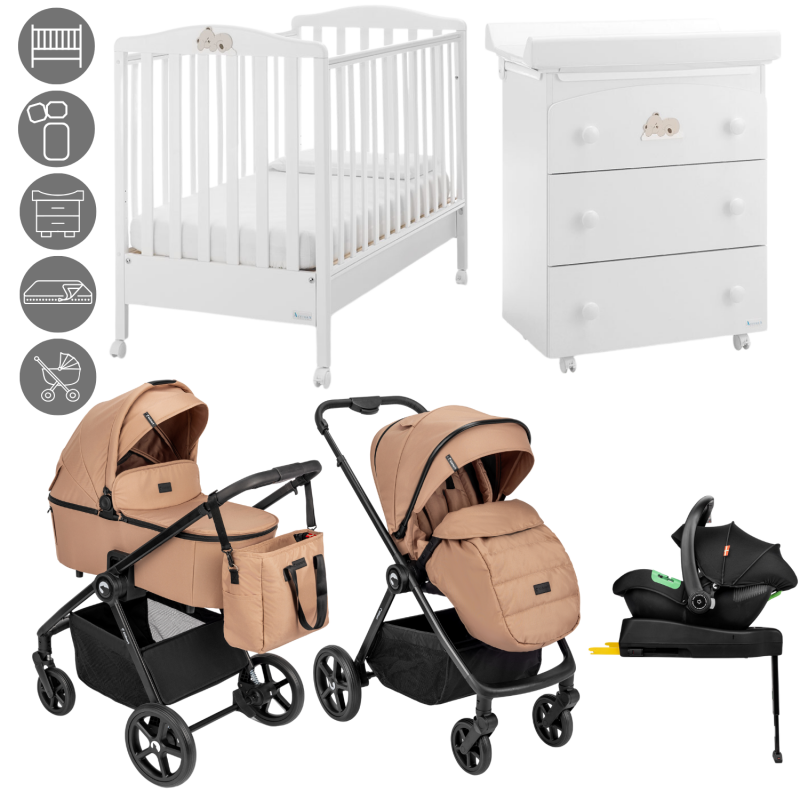 Cameretta Tiffany - Completa con Trio 3 in 1