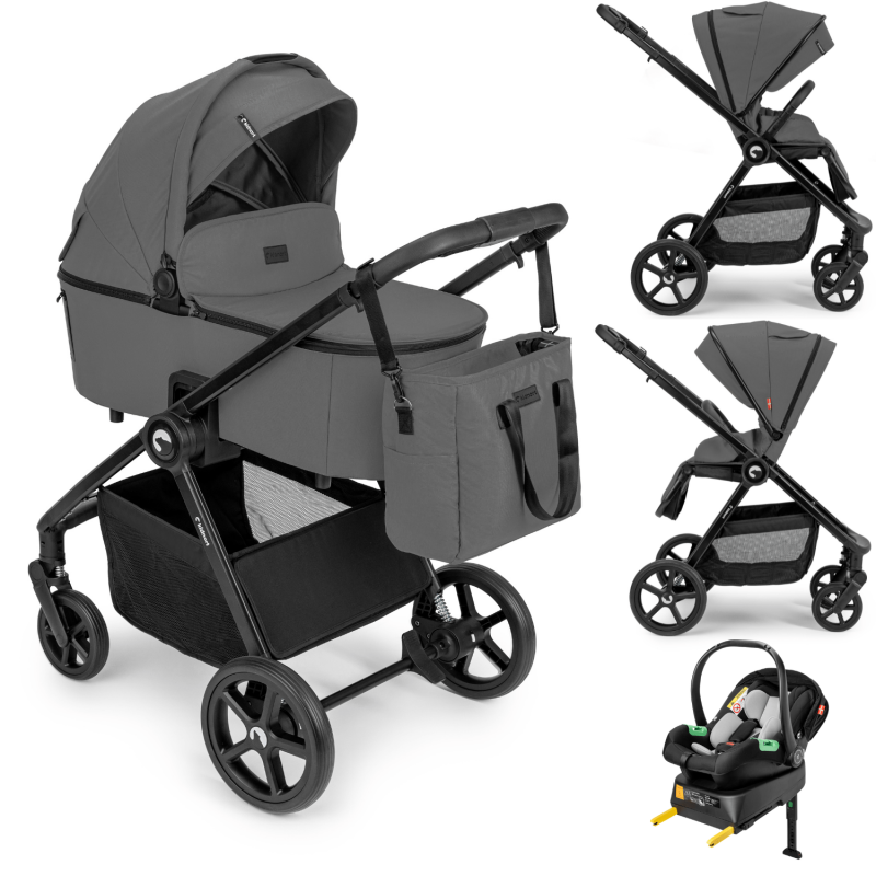 Passeggino Trio 3in1 - Alskar Unique Grey - 2