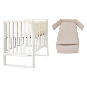 Lettino Evolutivo Infinito Italbaby Bianco e Sabbia