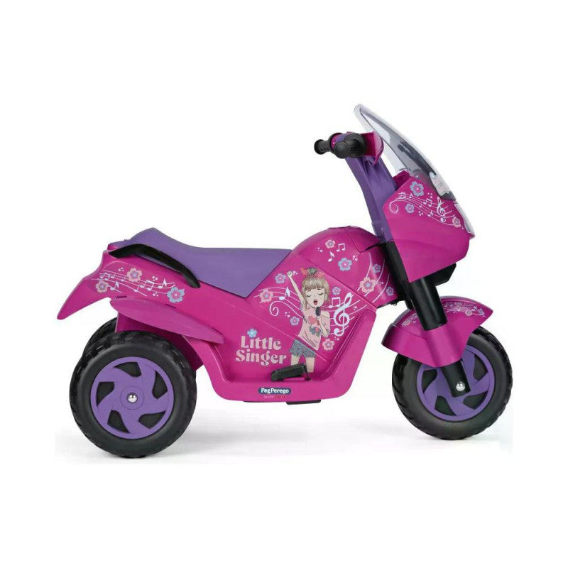 Moto Little Singer 6V 2,5 Fucsia - 6