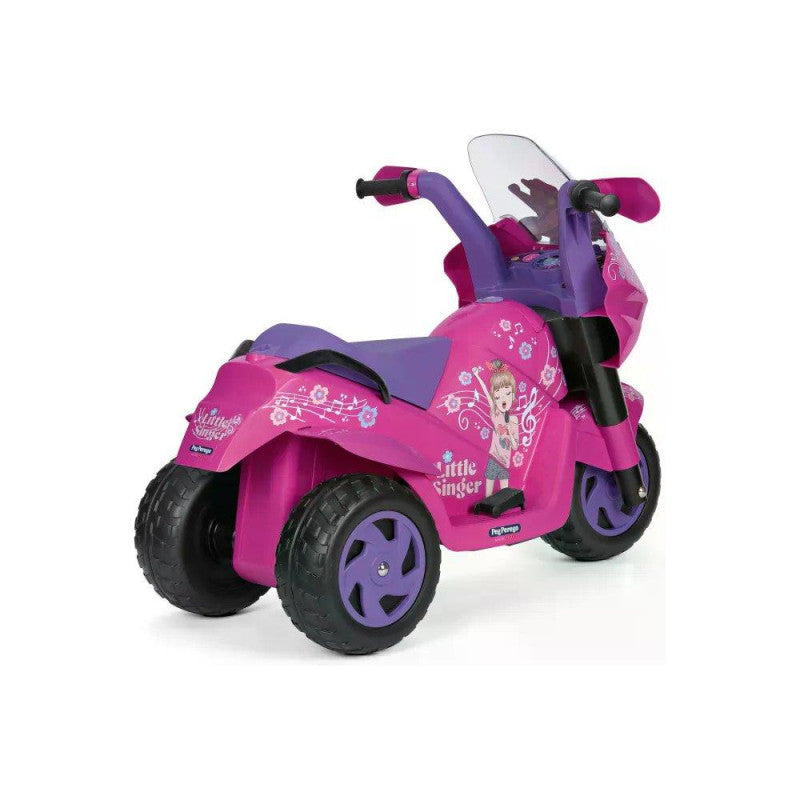 Moto Little Singer 6V 2,5 Fucsia - 8