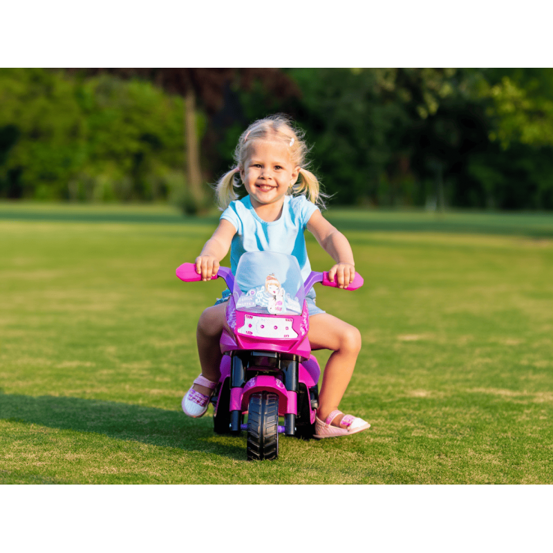 Moto Little Singer 6V 2,5 Fucsia - 4