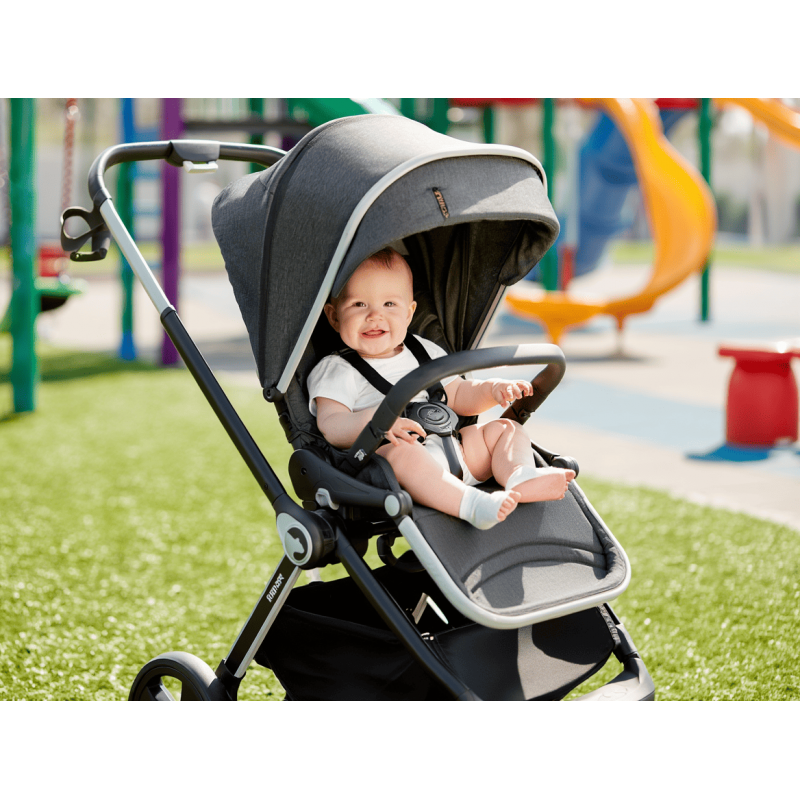 Isbjorn Kidnort - Passeggino Reversibile Black - 2