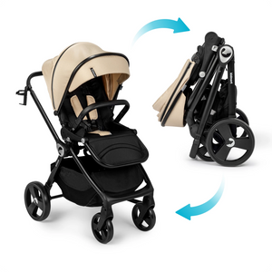 Isbjorn Kidnort - Passeggino Reversibile Beige - 2