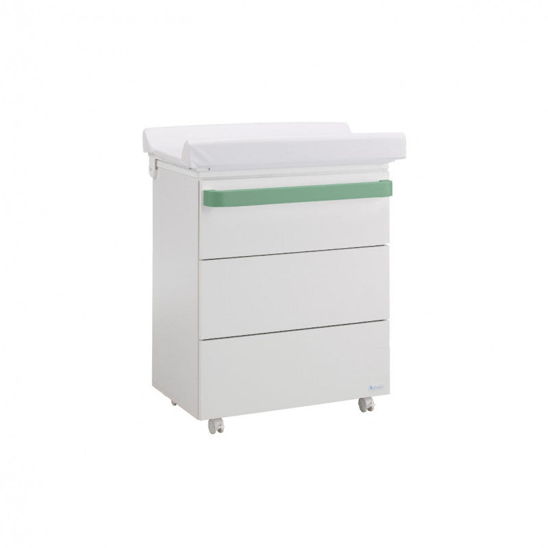 Bagnetto Glam Azzurra Design Bianco Salvia