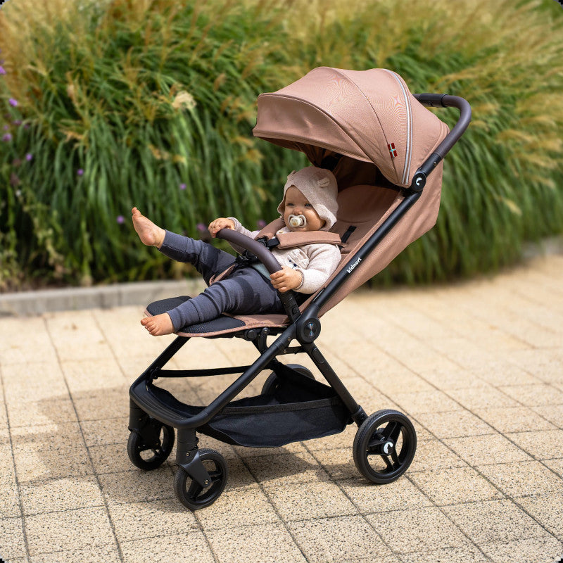 Passeggino Con Chiusura Automatica Snøugle Kidnort Beige - 16