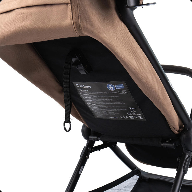 Passeggino Con Chiusura Automatica Snøugle Kidnort Beige - 20