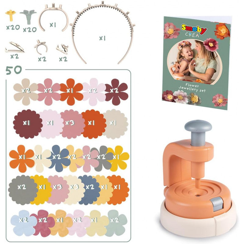 Smoby Créa - Set di gioielli a forma di fiore - 3