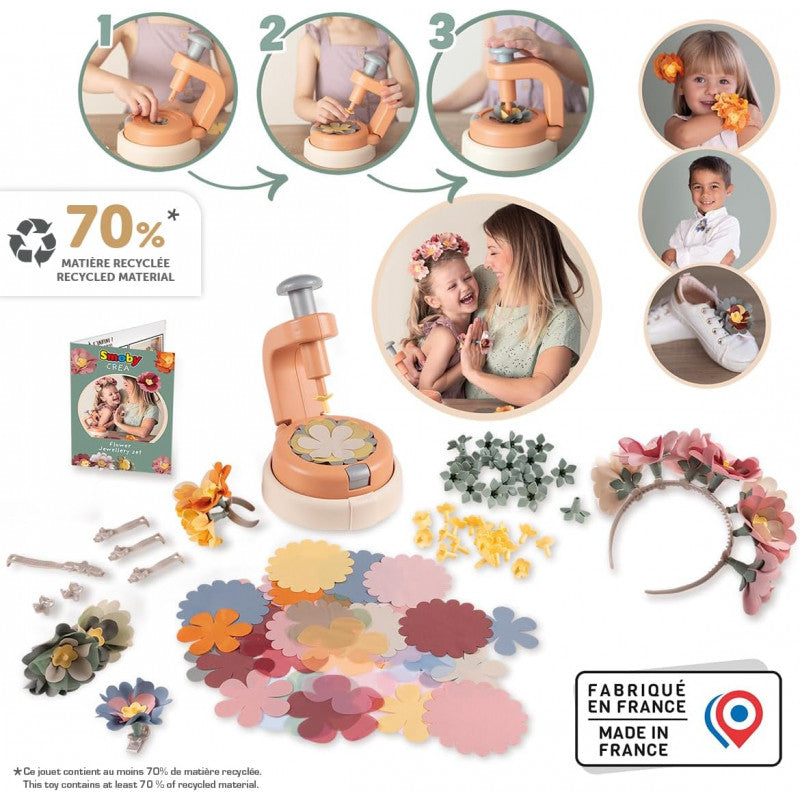 Smoby Créa - Set di gioielli a forma di fiore - 4