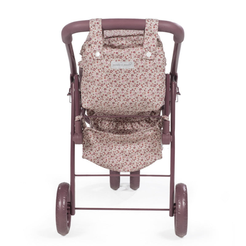 Passeggino Giocattolo Twins Cherry Fiori - 4
