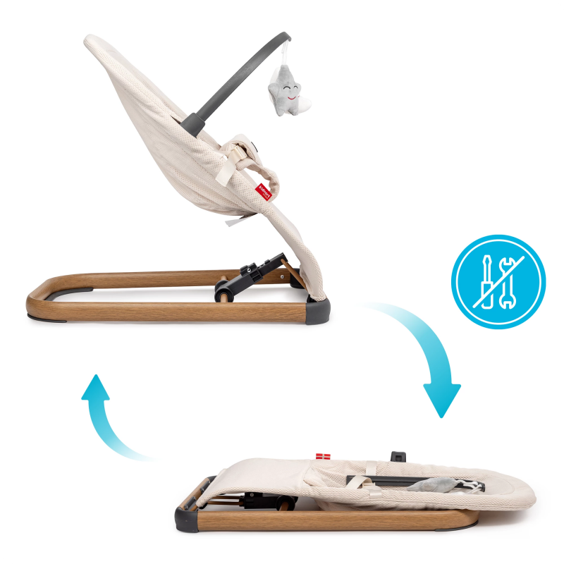 Sdraietta Moln Unique Kidnort Beige - 2