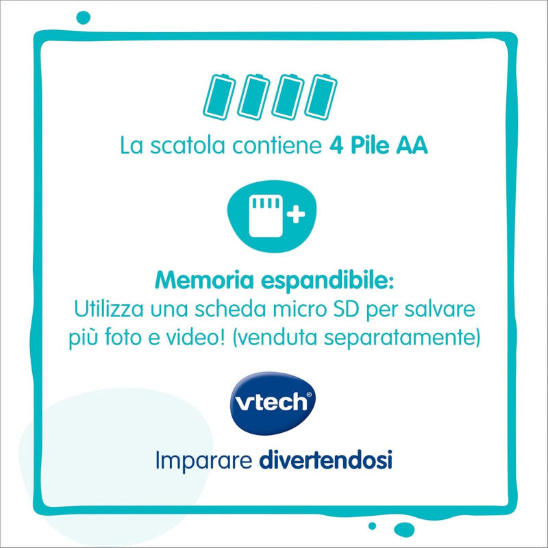 Macchina Fotografica per Bambini con +75 Filtri Rosa - 4