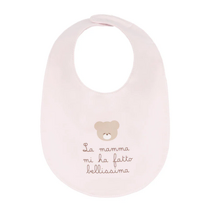 Bavaglio Nanan rosa La mamma mi ha fatto bellissima"" - 4