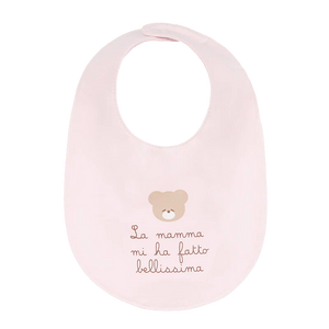 Bavaglio Nanan rosa La mamma mi ha fatto bellissima"" - 2