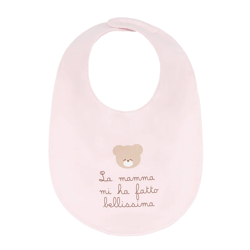 Bavaglio Nanan rosa La mamma mi ha fatto bellissima"" - 2