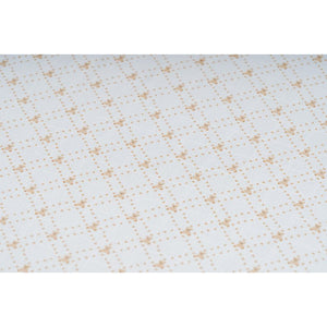 Set 3 mussole Nanan all over lettering 80x80 cm azzurro - 3