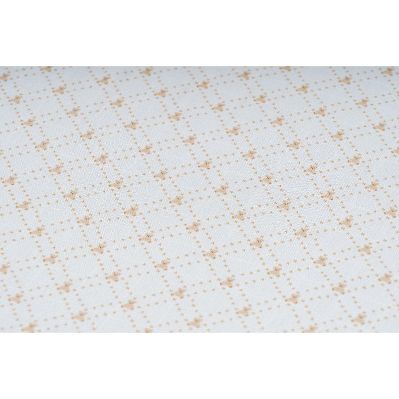 Set 3 mussole Nanan all over lettering 80x80 cm azzurro - 3
