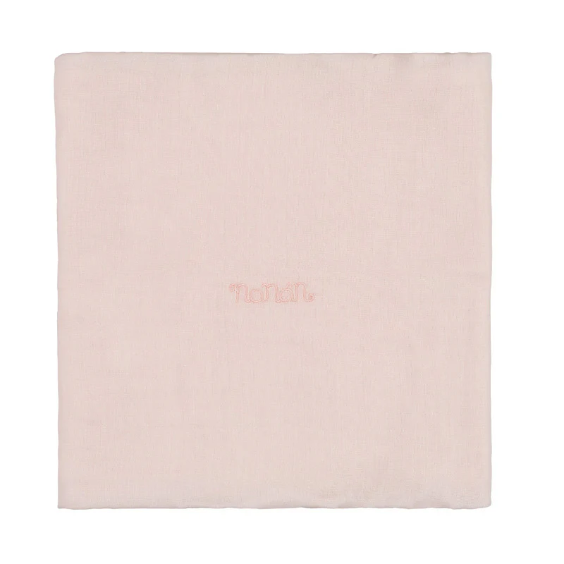 Set 3 mussole Nanan rosa 80x80 cm - 2
