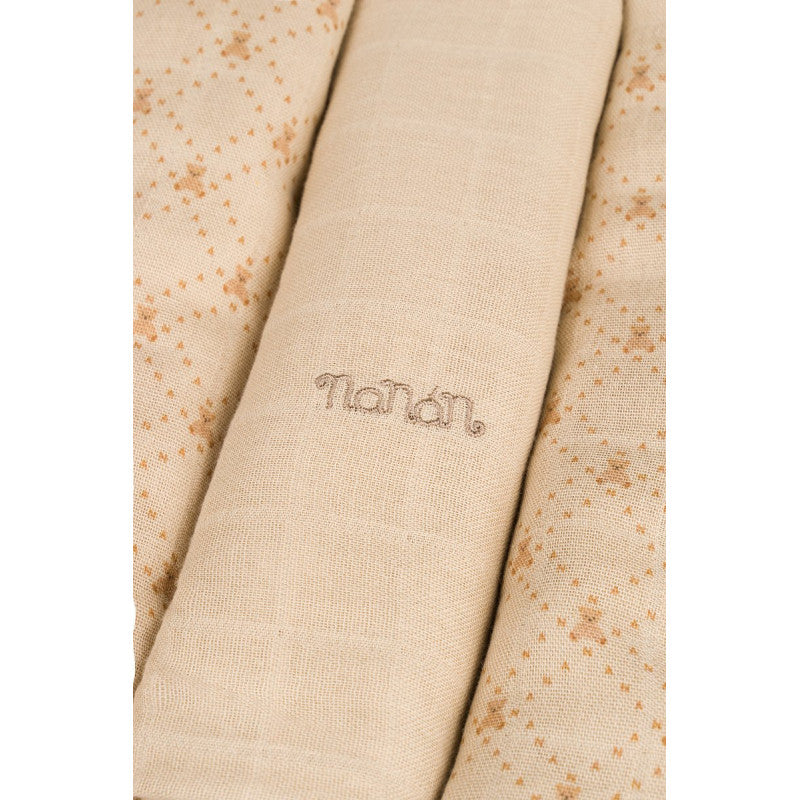 Set 3 mussole Nanan 80x80 cm - 4