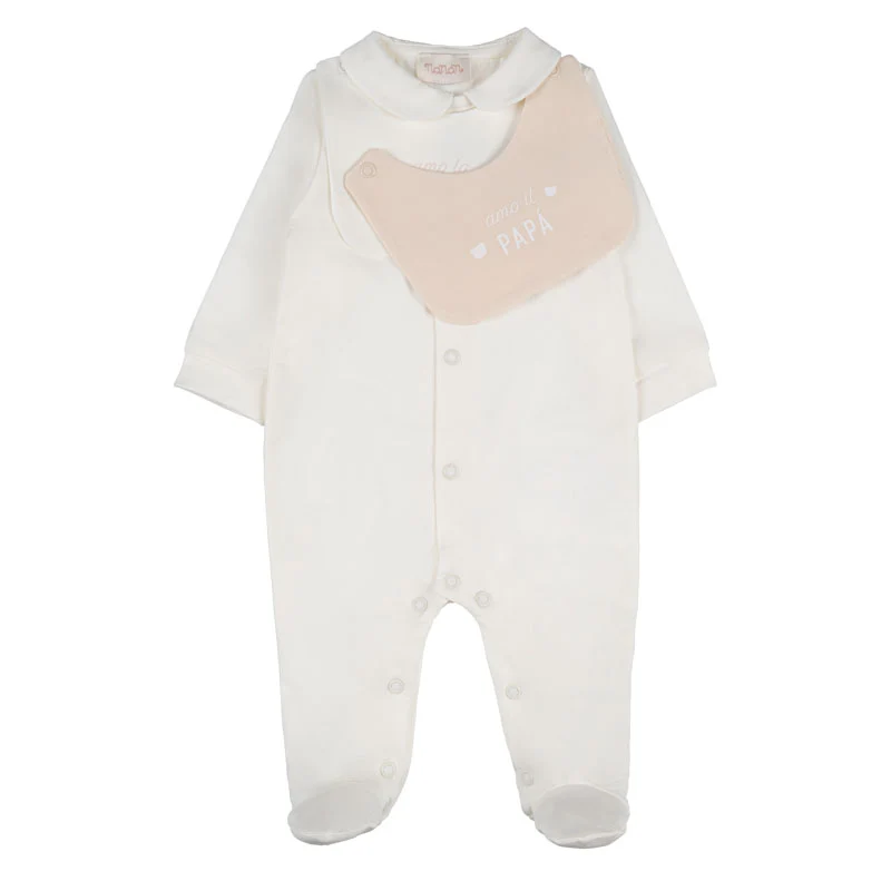 Tutina Nanan Con bavagli “Amo la mamma/il papà” 1 Mese - 5