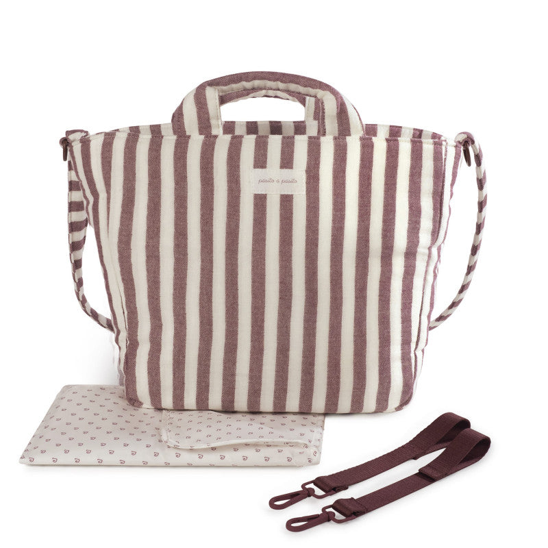 Borsa Fasciatoio Pasito A Pasito Cherry Strisce
