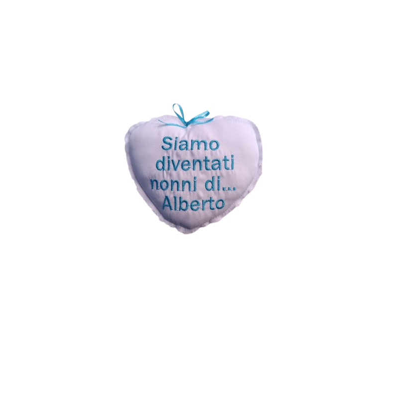 Cuore Nascita Personalizzato Artigianale