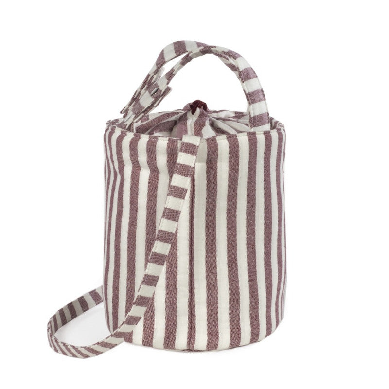 Borsa Bucket Cherry Strisce - 4
