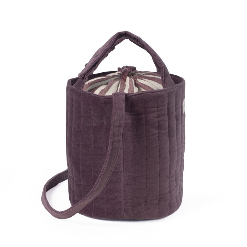 Borsa Bucket Cherry Velvet - 3
