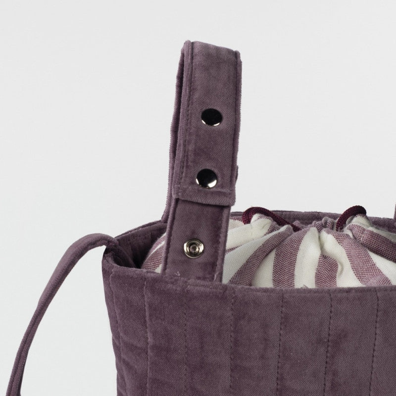 Borsa Bucket Cherry Velvet - 4
