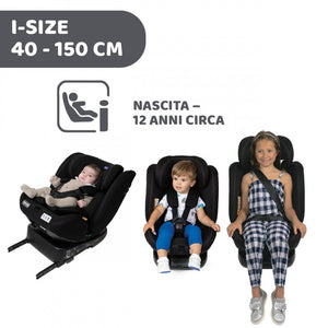 Seggiolino Chicco Auto Unico Evo Black - 3