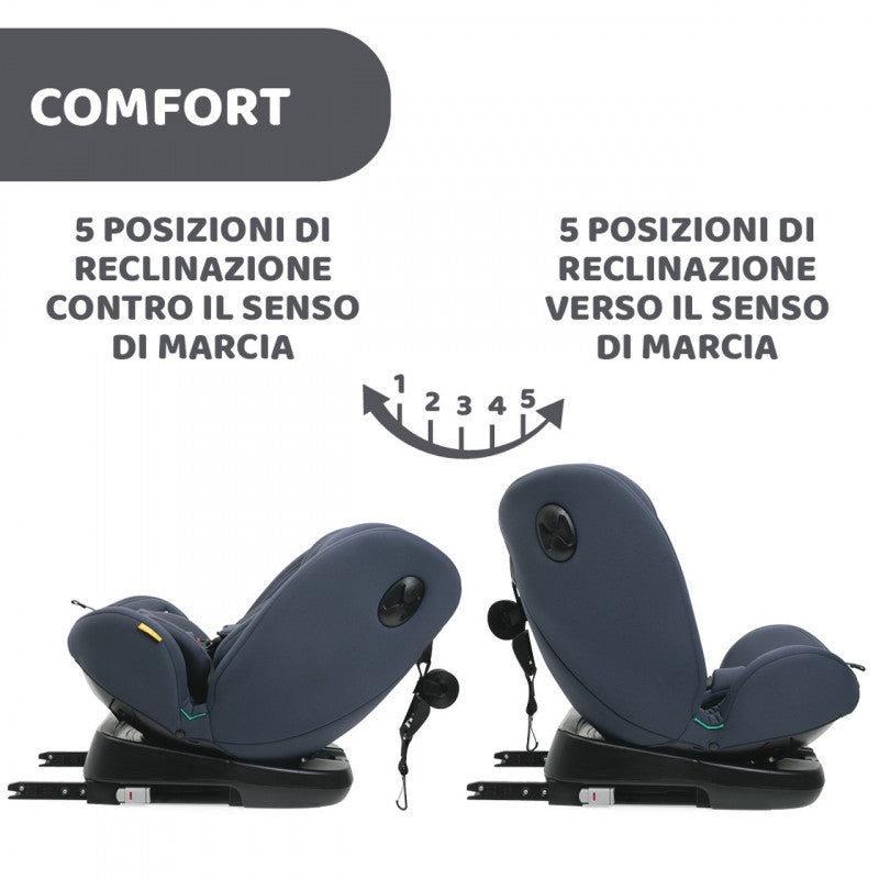 Seggiolino Chicco Auto Unico Evo Black - 7