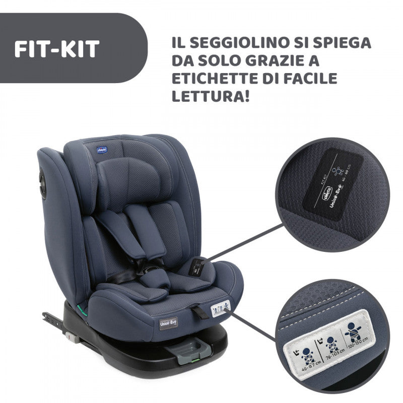 Seggiolino Chicco Auto Unico Evo Black - 9