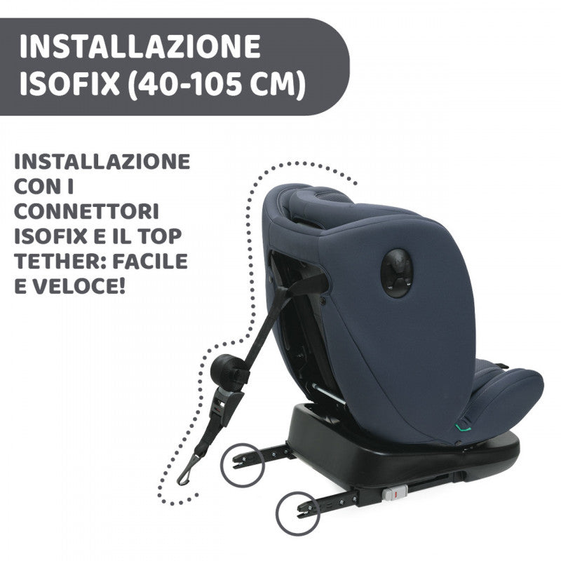 Seggiolino Chicco Auto Unico Evo Black - 10