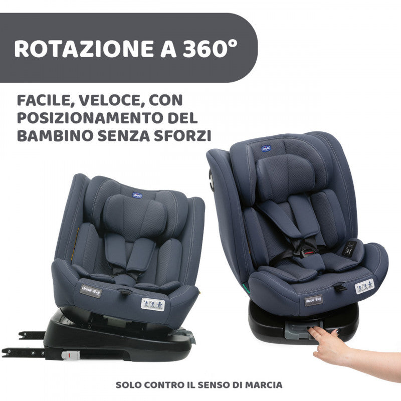 Seggiolino Chicco Auto Unico Evo Grey Black - 5