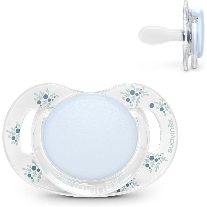 Suavinex Poetry Ciuccio per Neonati 0/6 Mesi Azzurro