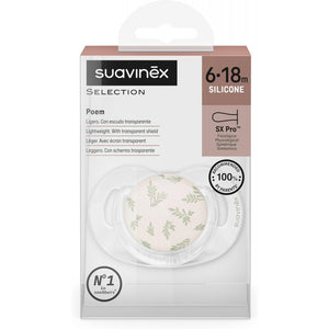 Suavinex Poetry Ciuccio per Neonati 6-18 Mesi Verde - 5