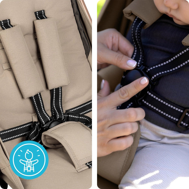 Passeggino Sjøoter Kidnort Beige - 6