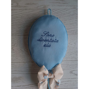 Ficco Nascita Artigianale a forma di Palloncino Celeste - 2