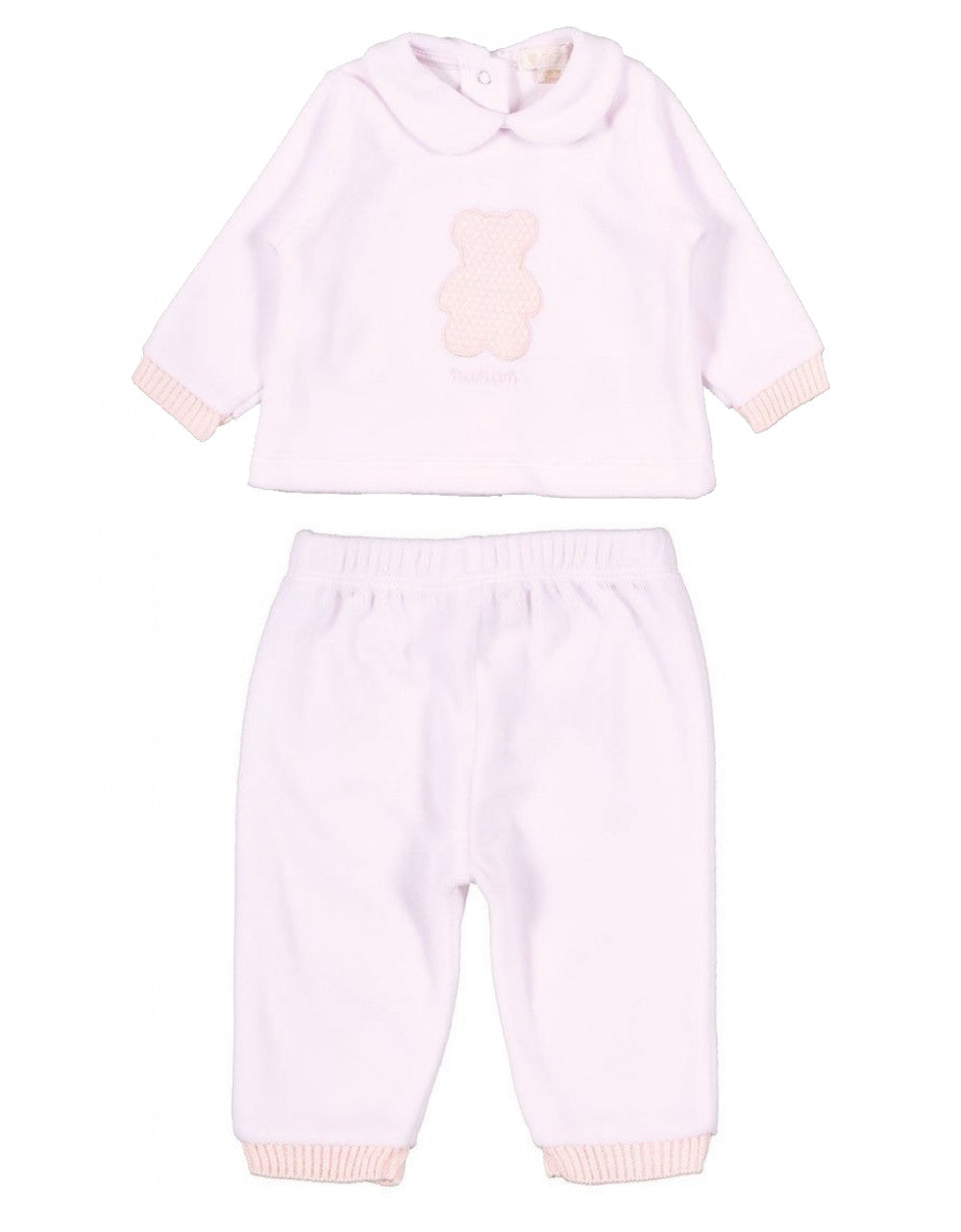 Tutina  Nanan 2 pezzi con Orsetto 6 Mesi - Rosa