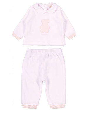 Tutina  Nanan 2 pezzi con Orsetto 6 Mesi - Rosa