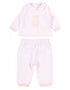 Tutina  Nanan 2 pezzi con Orsetto 6 Mesi - Rosa