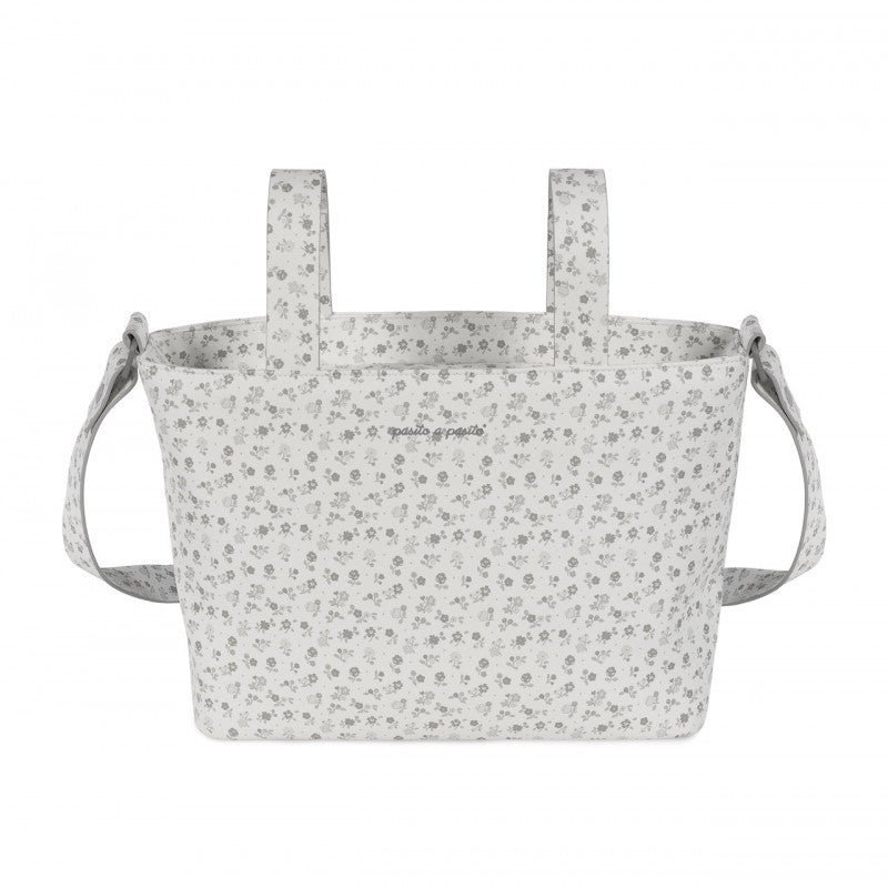 Borsa Crossbody Piel Little Bloom Vichy Grigio