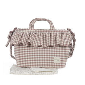 Borsa Fasciatoio Praliné Vichy Moka - 2