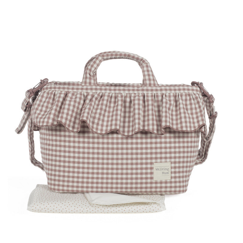 Borsa Fasciatoio Praliné Vichy Moka - 2